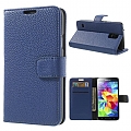 כיסוי ארנק לגלקסי 5 מיני iTechCase Wallet Fancy כחול