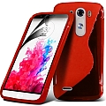 כיסוי ל LG G3 מיני אדום iTechCase S Line