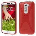 כיסוי ל LG G2 מיני אדום iTechCase X Line