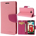 Mercury Fancy Diary כיסוי ל LG L90 ורוד