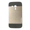 כיסוי למוטו G זהב MotMo Brushed Aluminum