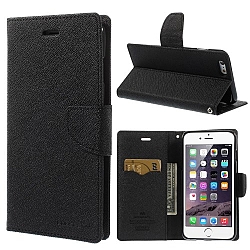 כיסוי לאייפון 6 פלוס Mercury Fancy Diary שחור כיסוי לאייפון 6 פלוס Mercury Fancy Diary שחור