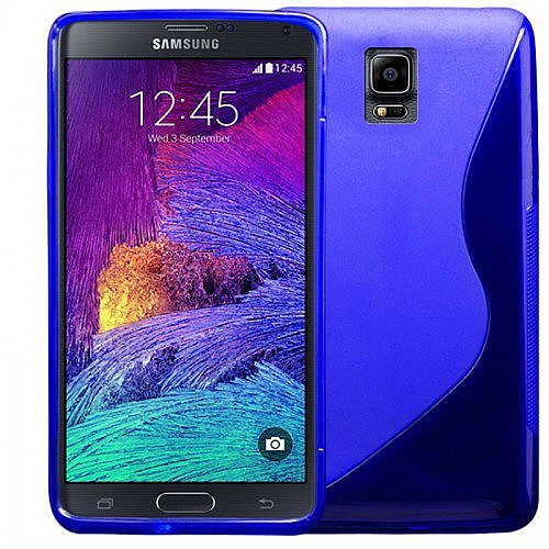 כיסוי לגלקסי נוט 4 iTechCase S Line כחול