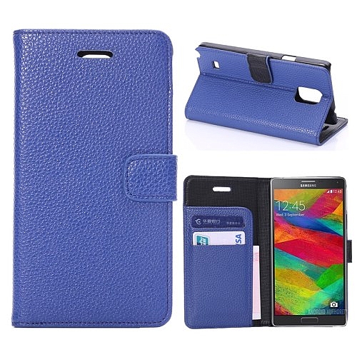נרתיק לגלקסי נוט 4 iTechCase Wallet Fancy כחול