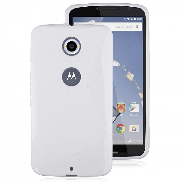 כיסוי לנקסוס 6 iTechCase S Line לבן
