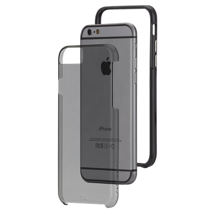 כיסוי לאייפון 6 שקוף/שחור Case Mate Naked Tough