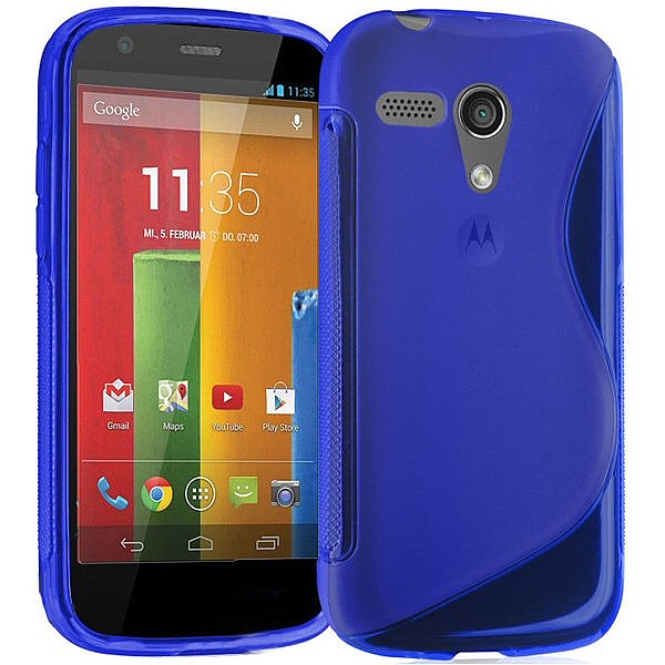 כיסוי למוטו G כחול iTechCase S Line