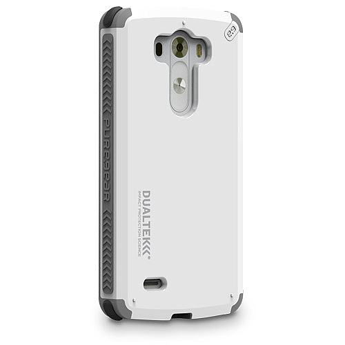 כיסוי ל LG G3 לבן PureGear DualTek Extreme