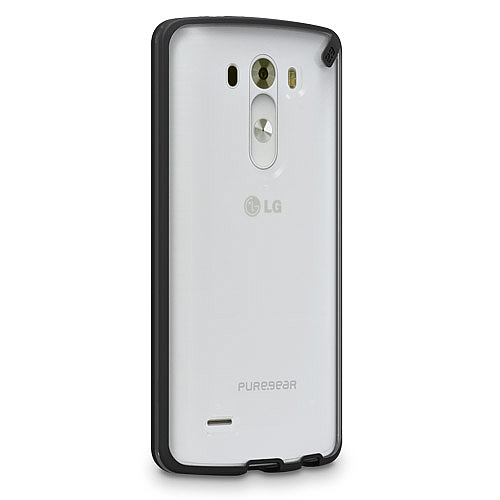 כיסוי ל LG G3 שקוף/שחור PureGear Slim Shell