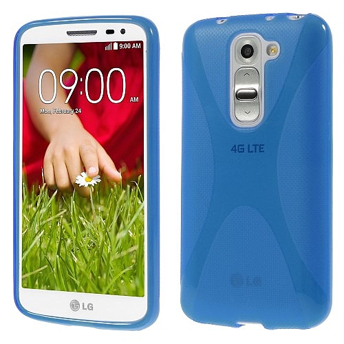 כיסוי ל LG G2 מיני כחול iTechCase X Line
