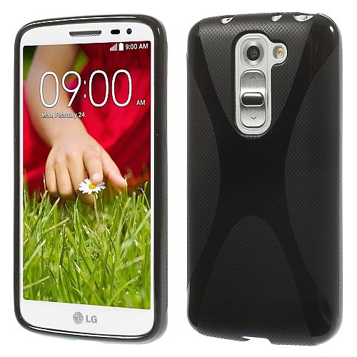 כיסוי ל LG G2 מיני שחור iTechCase X Line