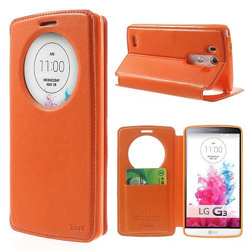 iTechCase Quick Smart Circle כיסוי ל LG G3 כתום