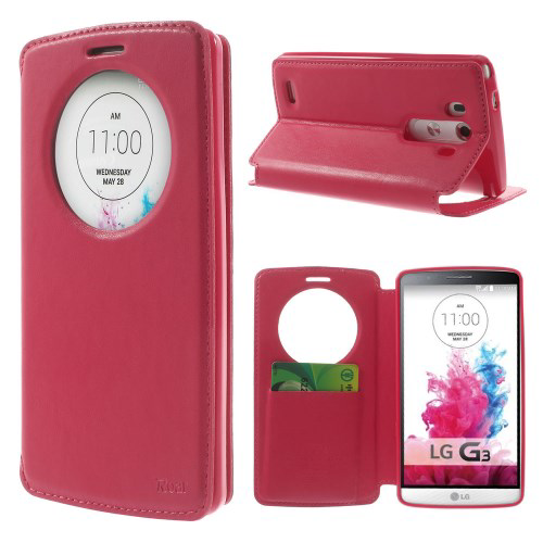 iTechCase Quick Smart Circle כיסוי ל LG G3 ורוד