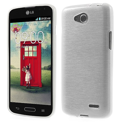 Sling Colors TPU כיסוי ל LG L90 לבן