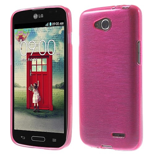 Sling Colors TPU כיסוי ל LG L90 ורוד