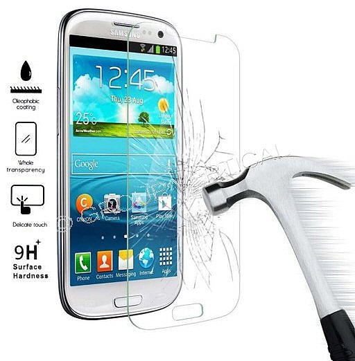 מגן מסך זכוכית לגלקסי 3 iTechCase HD M Glass