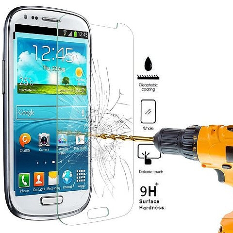 מגן מסך זכוכית לגלקסי 3 מיני iTechCase HD M Glass