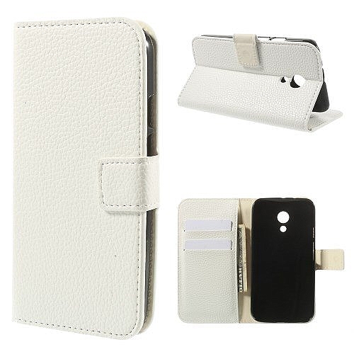 כיסוי ארנק למוטו G2 לבן iTechCase Wallet Fancy