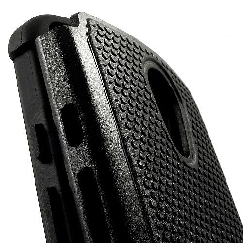 iTechCase Drop Combo כיסוי למוטו G2 שחור/לבן