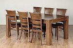שולחן פינת אוכל + 6 כיסאות דגם גילון