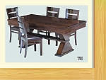 שולחן פינת אוכל + 6 כיסאות דגם T06