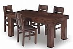שולחן פינת אוכל + 6 כיסאות דגם ברדלס