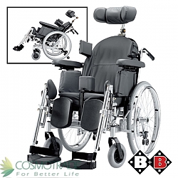 כסא גלגלים 'טילט אין ספייס' דגם Triton תוצרת B&B