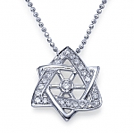 שרשרת מגן דוד מעוצב