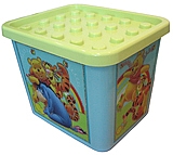 קופסת פלסטיק 20ל' פו הדב