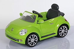 מכונית ממונעת לילדים בדוגמת החיפושית החדשה