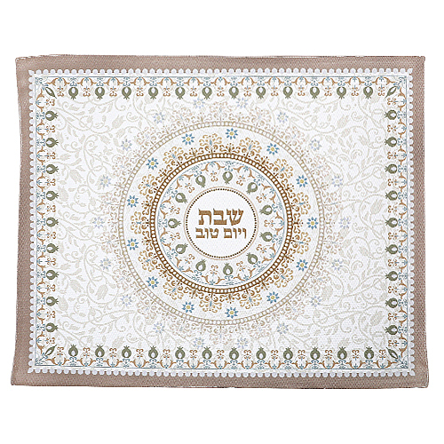כיסוי חלה "רימונים חום" - 1
