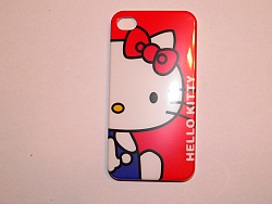 מגן Hello Kitty (פלסטיק) לאייפון 4/4S