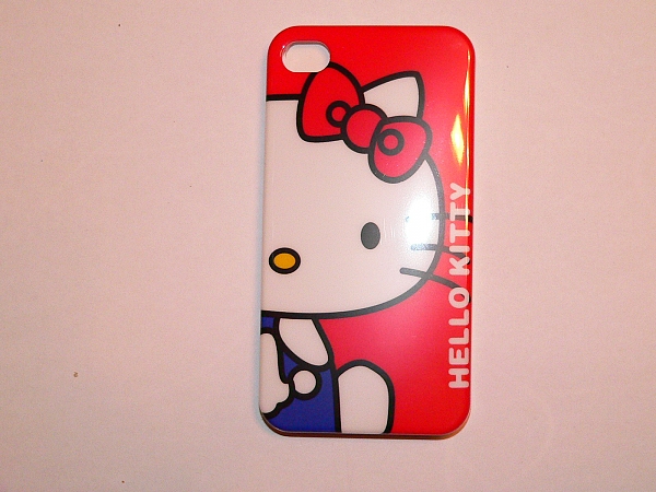 מגן Hello Kitty (פלסטיק) לאייפון 4/4S - 1