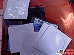 עטיפות לדיסקים מנייר לבן