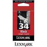 ראש דיו מקורי שחור LEXMARK 34XL