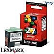ראש דיו צבעוני LEXMARK 27