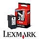 ראש דיו מקורי שחור LEXMARK 28