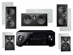 סט רמקולים שקועים ורסיבר PIONEER