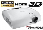 מקרן תלת מימד Optoma HD33