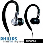 אוזניות ספורט ארגונומית מסיליקון עם התאמה אישית לגודל האוזן - Philips
