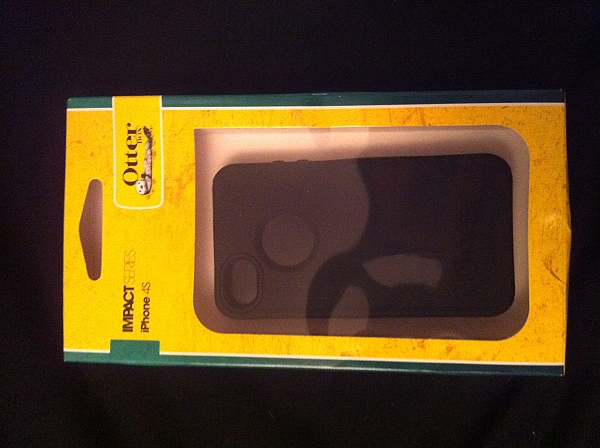 OtterBox Impact- נרתיק מגן מסיליקון קשיח לאייפון 4S/4- שחור - 1