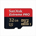 כרטיס זכרון  SANDISK EXTREME PRO 32GB Class 10 MICRO SD  Memory Card Adapter  SDHC