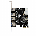 כרטיס הרחבה USB 3.0 PCI E PCIE 4 PORTS