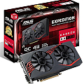 כרטיס מסך ASUS EXPEDITION RX570-O4G DVI HDMI DP 4G D5