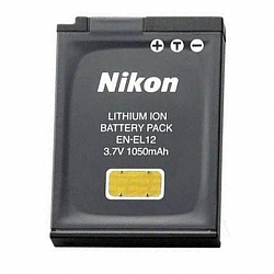 סוללה מקורית ל מצלמה Nikon EN-EL12 ENEL12 EN EL12 1050mAh