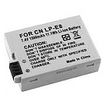 סוללה חליפית ל מצלמה CANON T2i T3i T4i Kiss X5 X6i EOS 550D 600D 650D DT3T  LP-E8  1350mAh