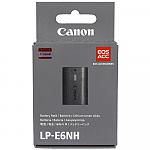 סוללה מקורית ל מצלמה Canon 6D 5D Mark III 5D Mark II 7D 60D  LP-E6NH 7.2V  2130mAh