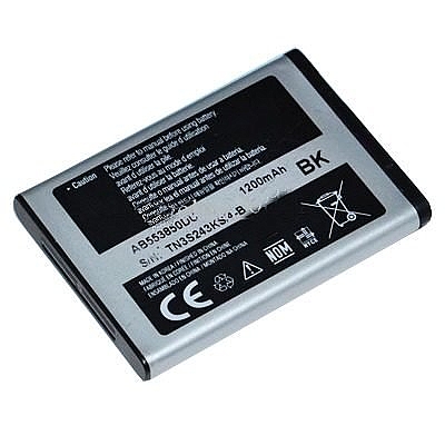 סוללה תואמת ל טלפון סלולרי SAMSUNG AB553850DC D980 W619/W629/W599/i560/i568/i620/i628/D980/C988/5702/D888 1200MAH - 1