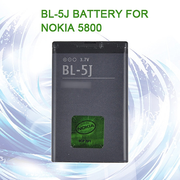 סוללה תואמת ל טלפון סלולרי Nokia BL-5J 5800XM,5800i,5800W,5230XM,5233,5232,5235,X6-00,C3-00,5802 ,X1-00 1320MAH - 1