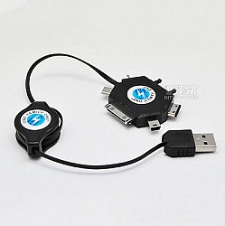 כבל מולטי usb לאייפון/גלקסי/htc/נוקיה